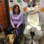 dogs with easter bunny at petsmart
